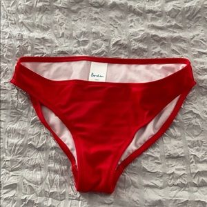 Boden red bikini bottom